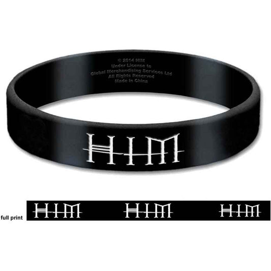 HIM Gummy Wristband: Logo