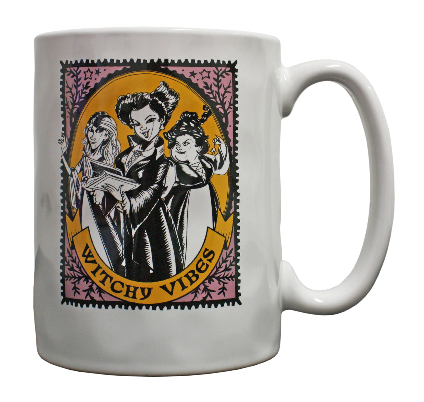 Hocus Pocus Mug – Witchy Vibes (Wax Resistant Pottery)