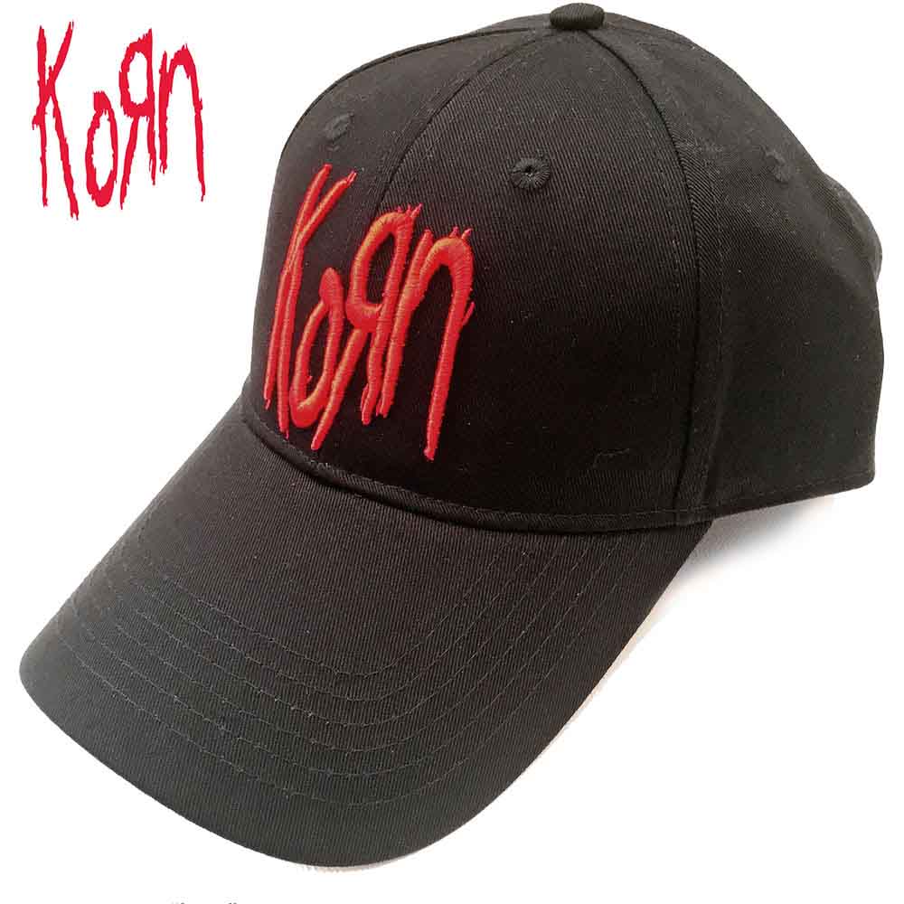Korn Unisex Baseball Cap: Logo (Black)