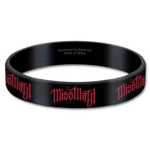 Miss May I Gummy Wristband: Logo
