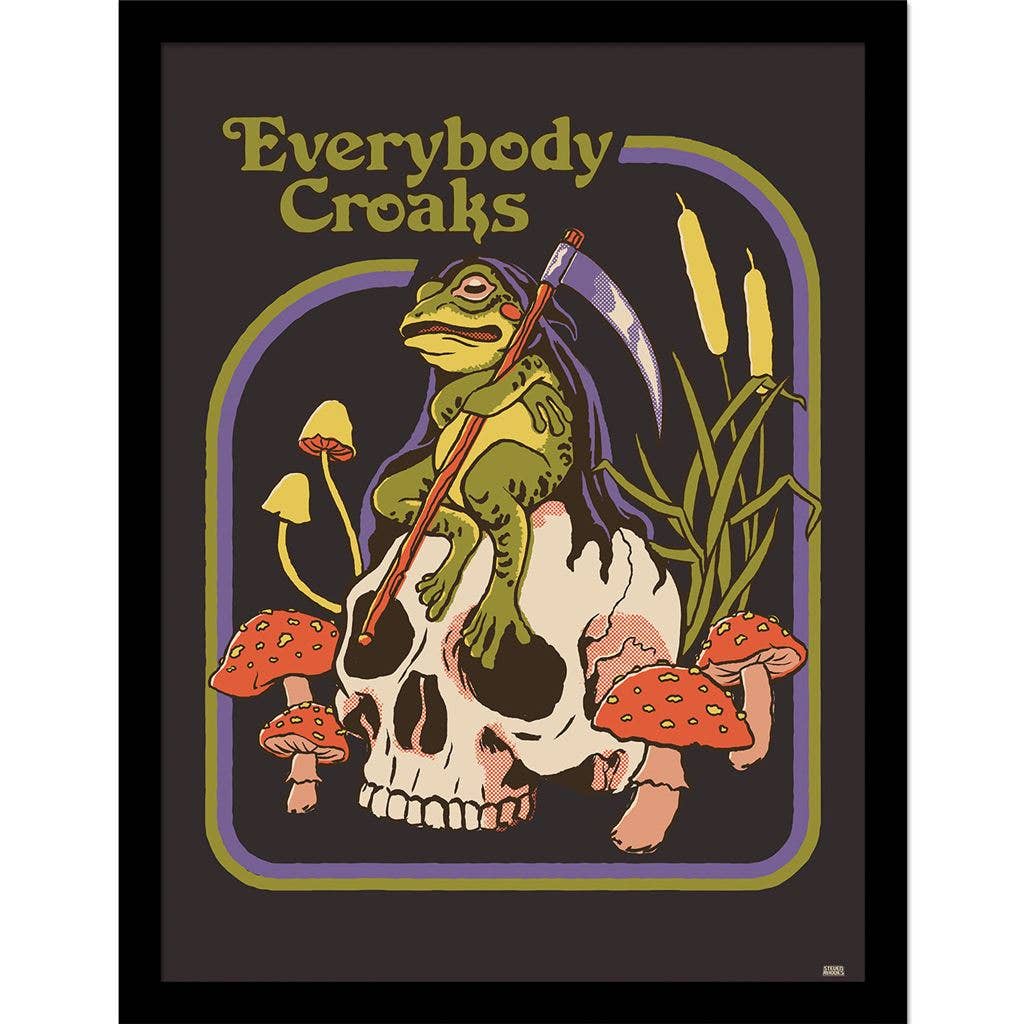 Steven Rhodes (Everybody Croaks) Art Print