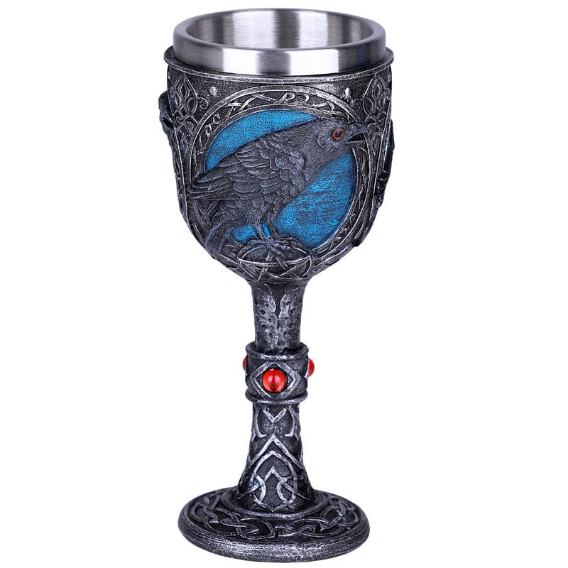 Raven Wine Goblet
