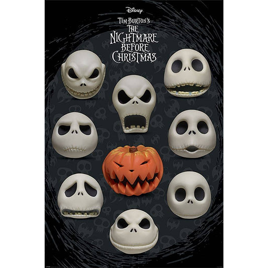 Nightmare Before Christmas (Many Faces of Jack) 61 x 91.5cm