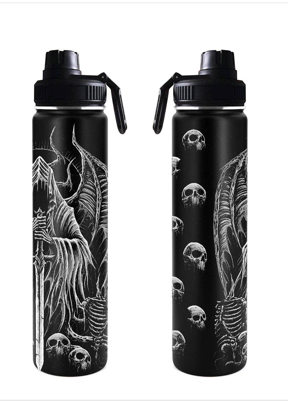 Angel of Death 24 Oz Water Bottle Tumbler