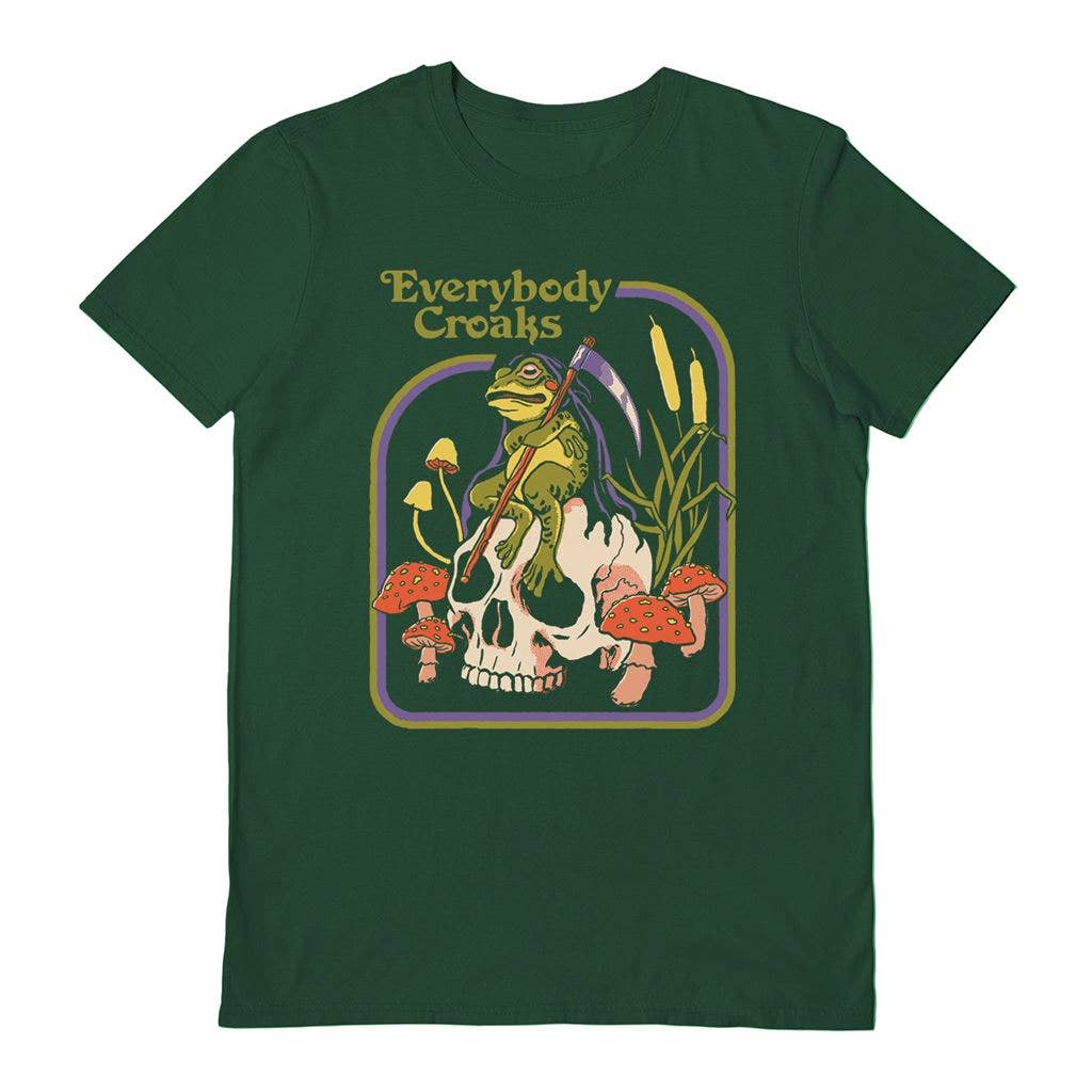 Steven Rhodes (Everybody Croaks) Dark Green T-Shirt