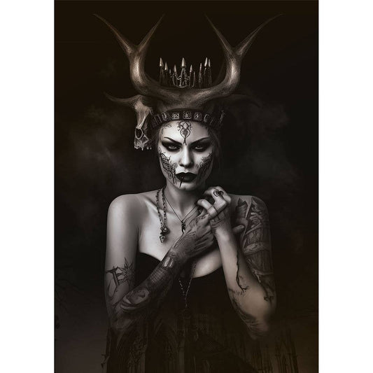 Goth Witch (Tattoo) Postcard Print A6