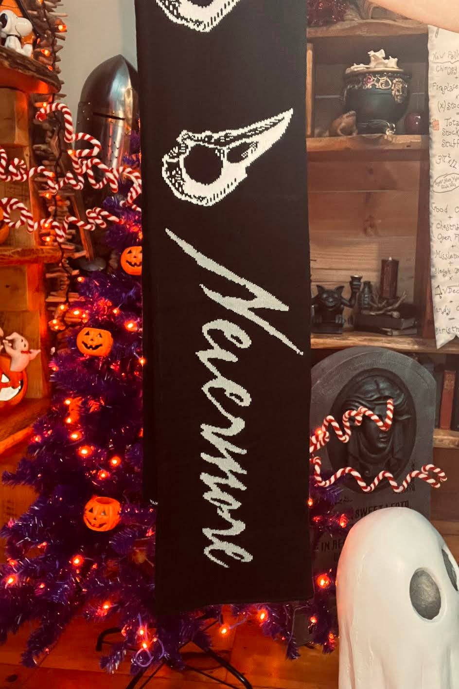Nevermore Raven Scarf