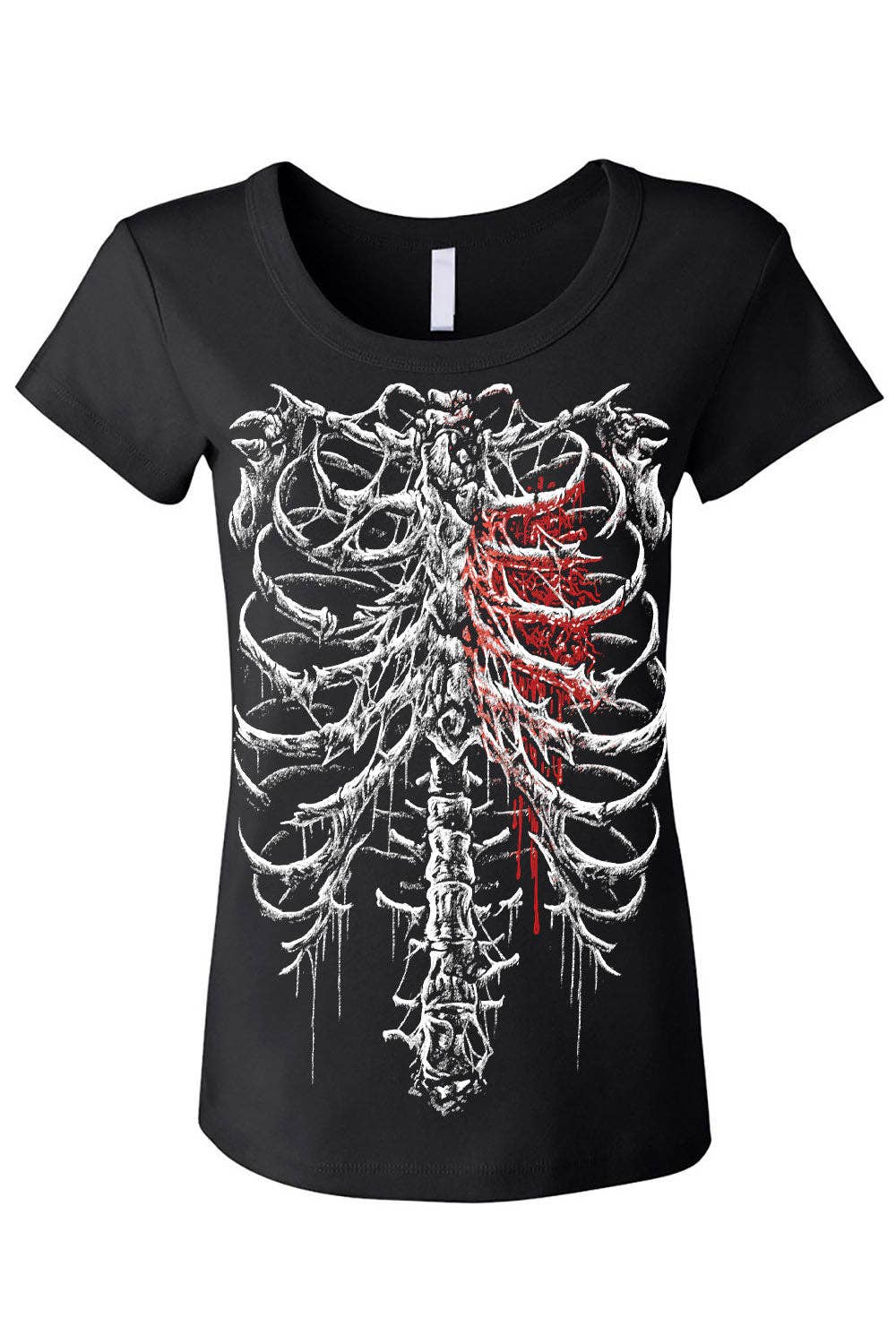 Bleeding Heart Skeleton T-shirt