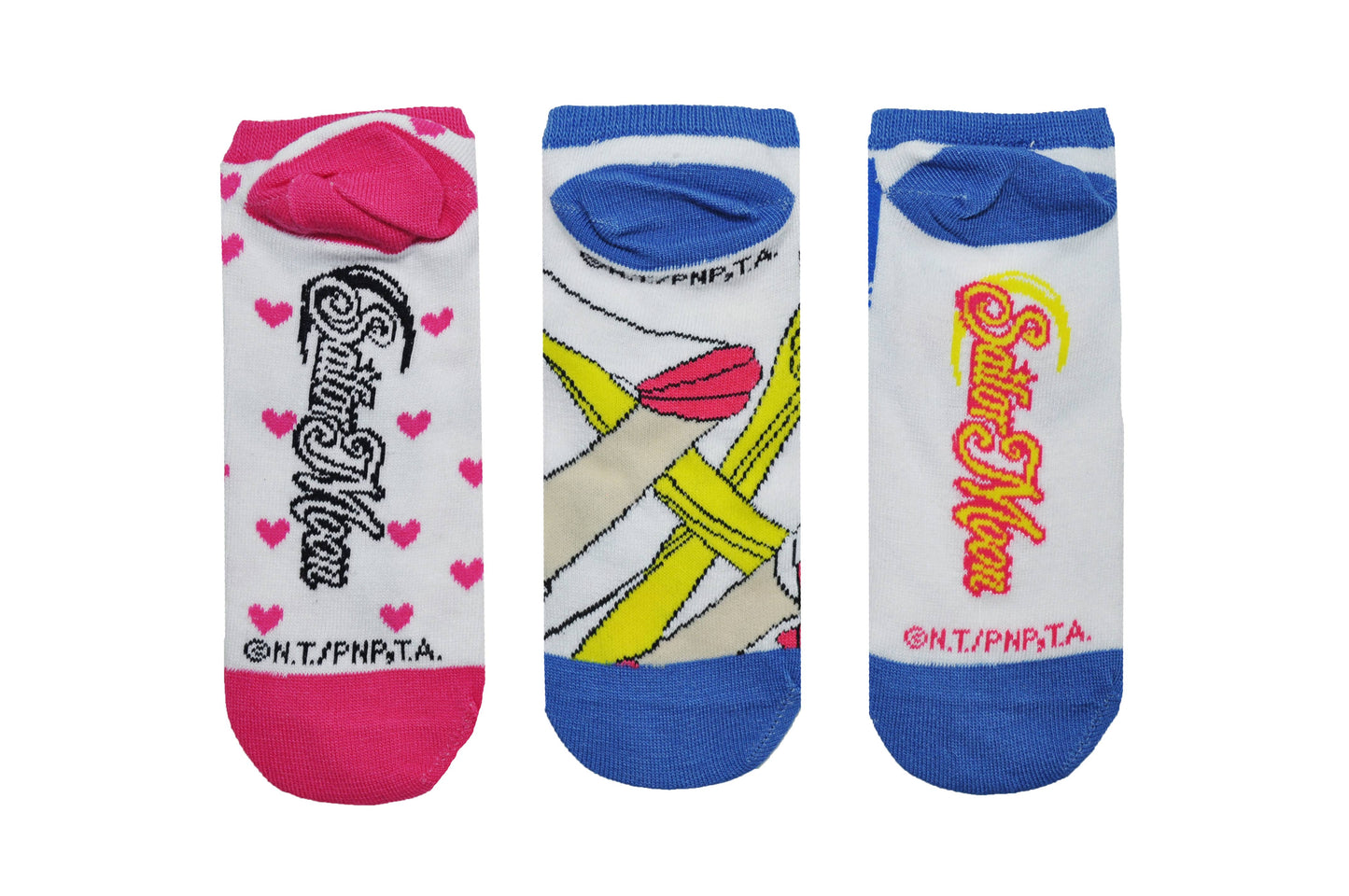 Sailor Moon Luna 3 Pair Pack Lowcut Socks
