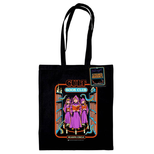 STEVEN RHODES (CULT BOOK CLUB) BLACK TOTE BAG