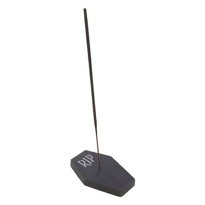 Black Rose Incense Stick Packs with Coffin Holder