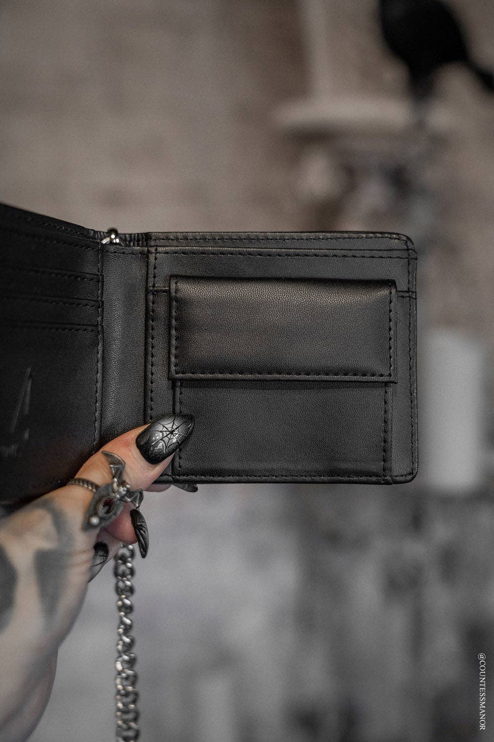 Angel of Death Bifold Wallet w/ Chain