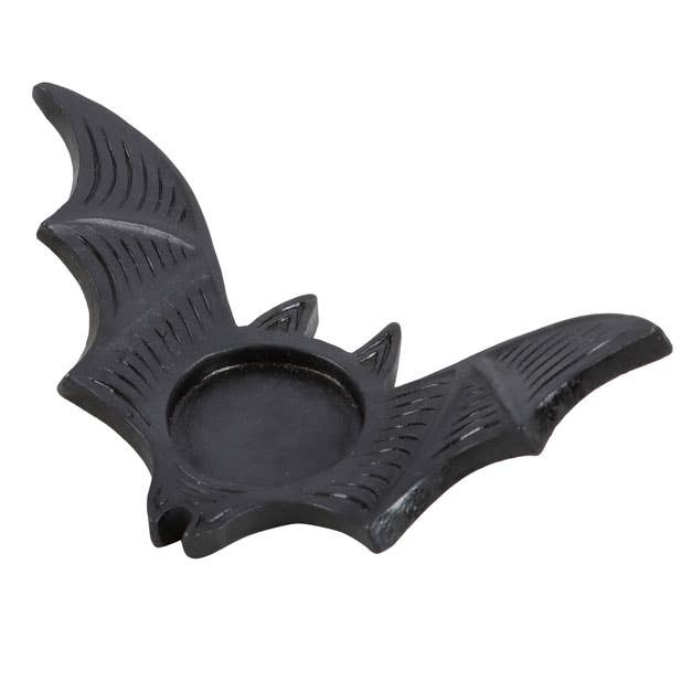 Gothic Bat Tealight Candle Holder