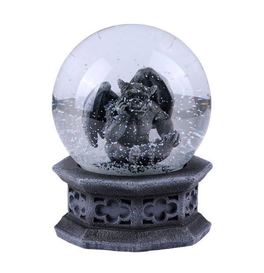 13384 Seated Gargoyle Water Globe 100MM
