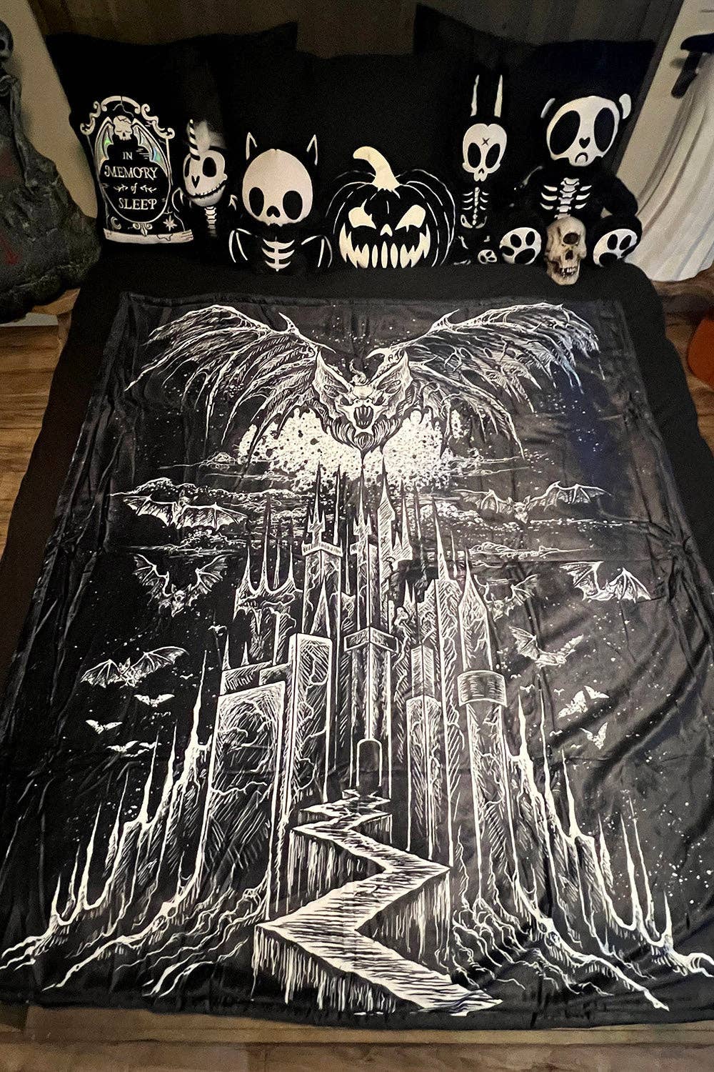 Vampire Castle Throw Blanket