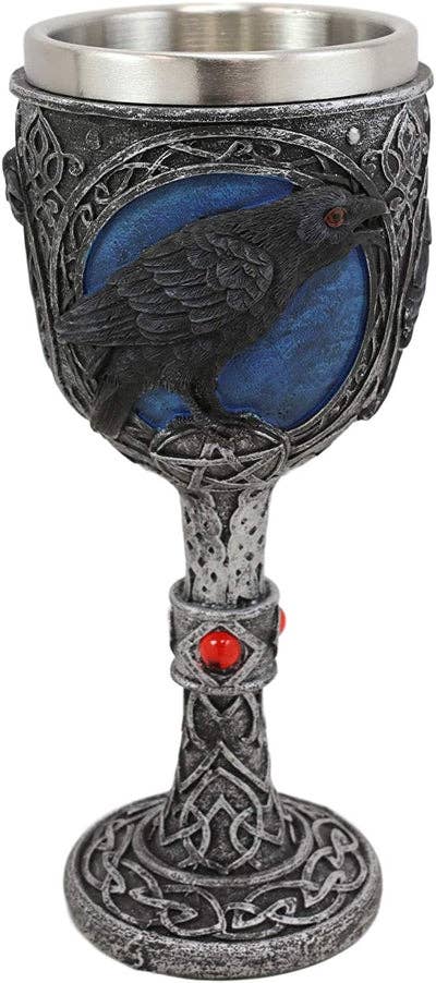 Raven Wine Goblet
