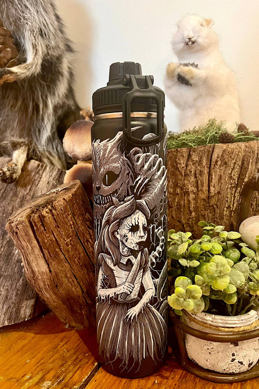 Alice in Murderland 24 Oz Tumbler