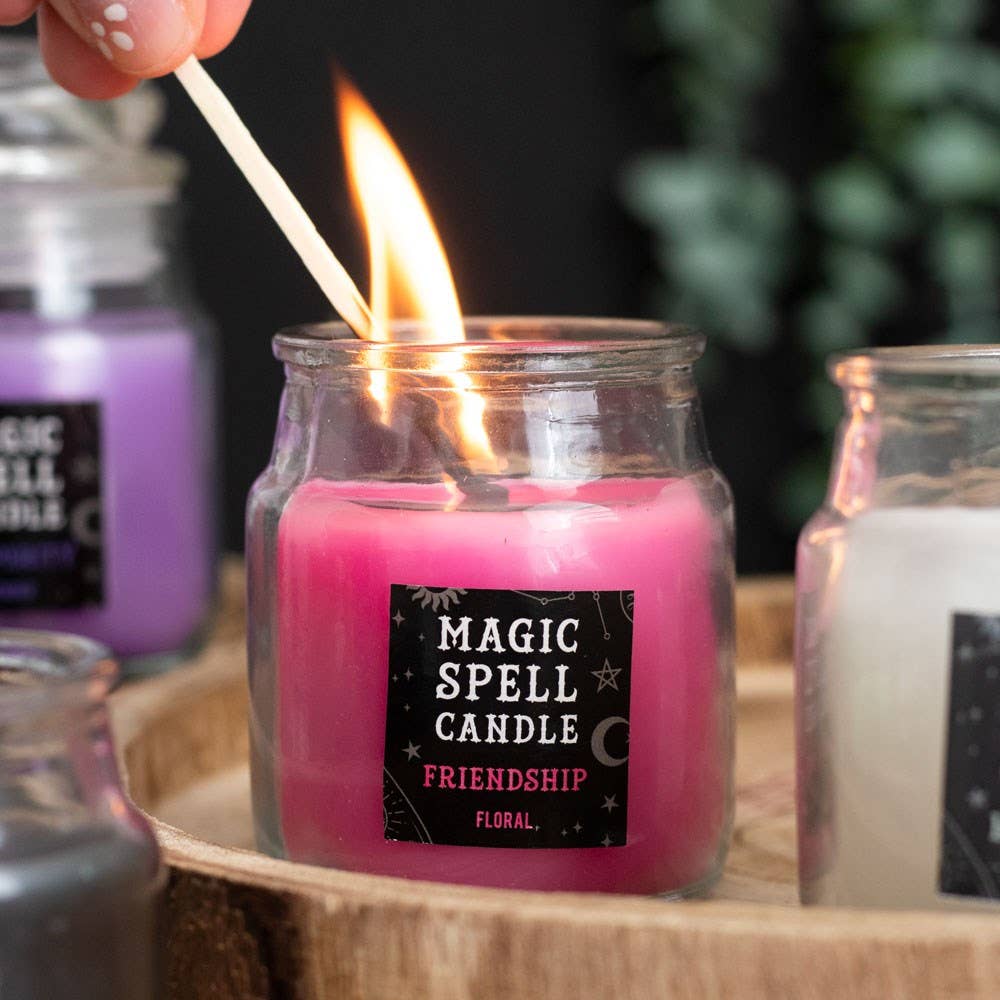 Magic Spell Candle Friendship Floral Scent