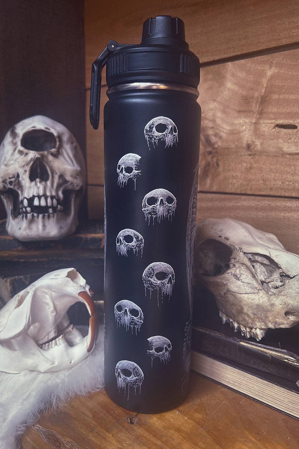 Angel of Death 24 Oz Water Bottle Tumbler