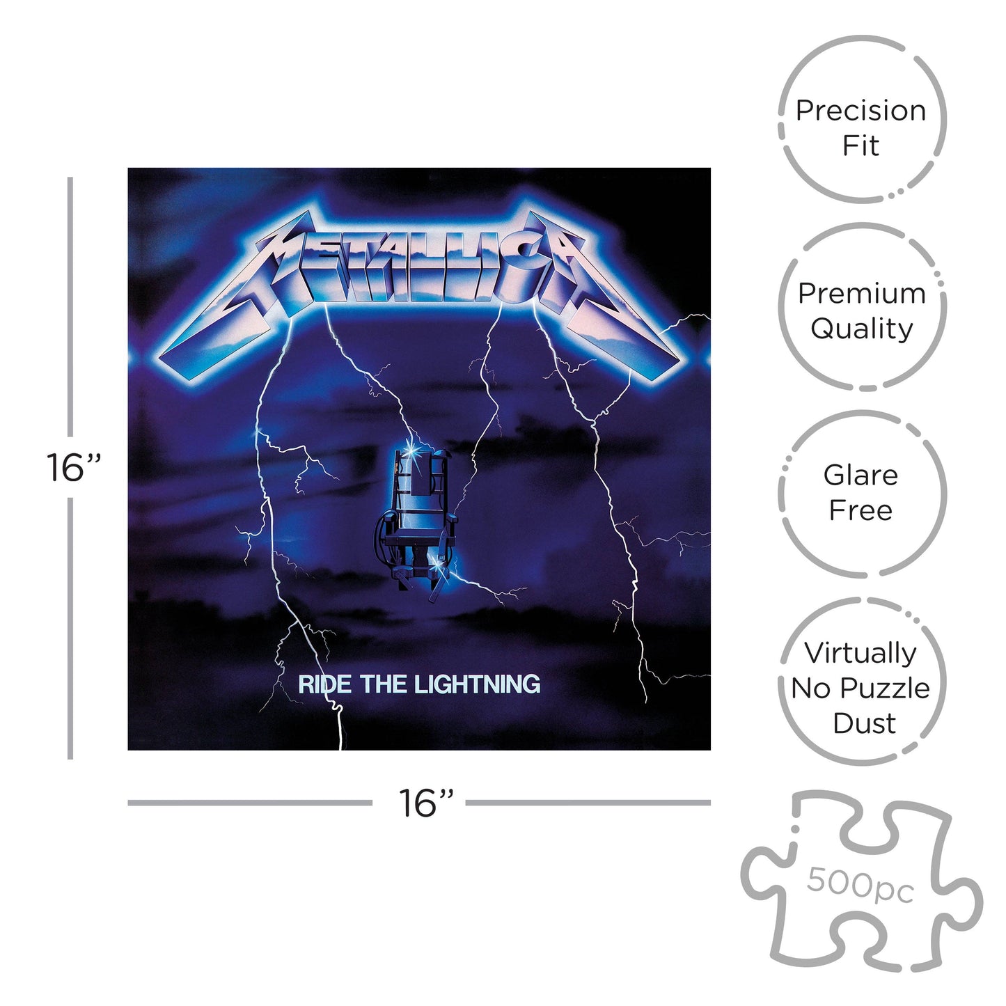 Metallica Ride The Lightning (500 Piece Jigsaw Puzzle)