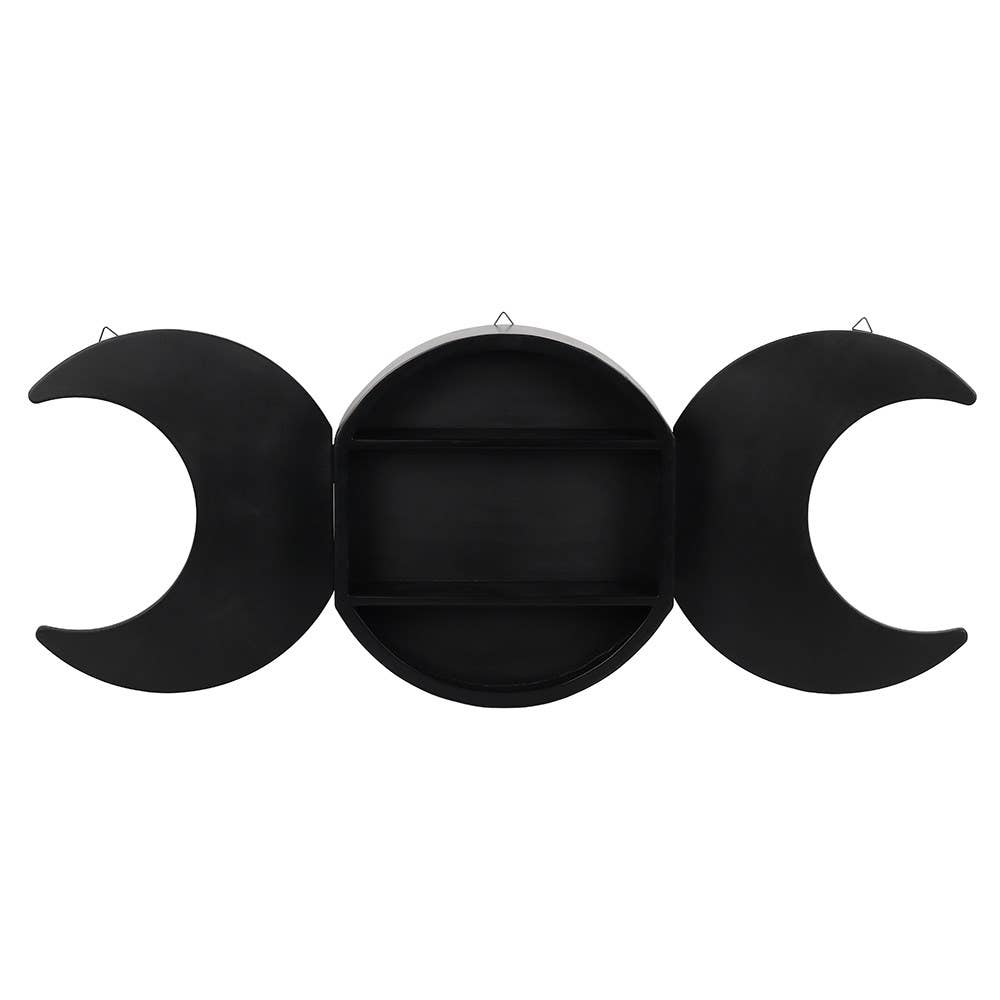Triple Moon Shaped Wall Shelf