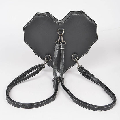 Faux Leather Spider Web Bag Pack