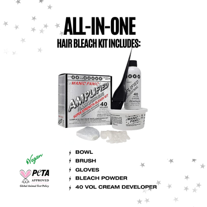 Flash Lightning® Hair Bleach Kit- 40 Volume Cream Developer