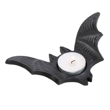 Gothic Bat Tealight Candle Holder