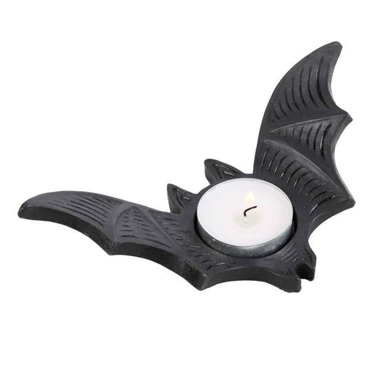 Gothic Bat Tealight Candle Holder