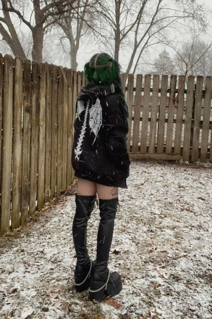 Demon Wings Hoodie [Zipper or Pullover]