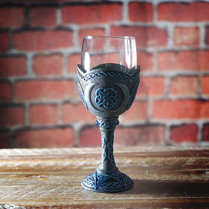 Pentagram Glass Goblet