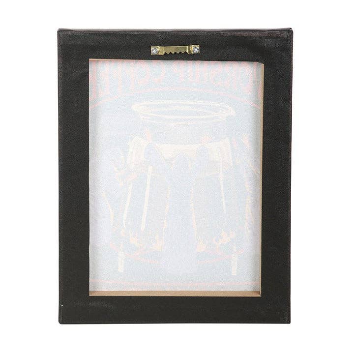 19x25cm Worship Coffee Canvas Plaque by Steven Rhodes