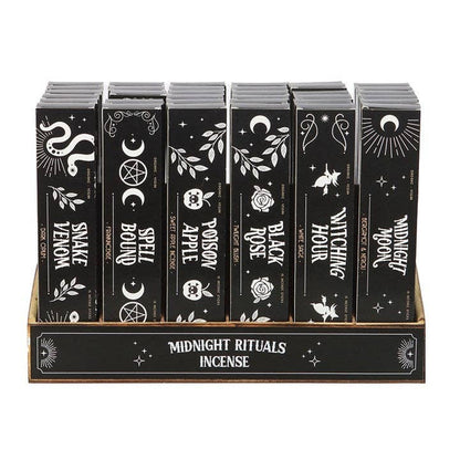 Midnight Rituals Incense Sticks in Display