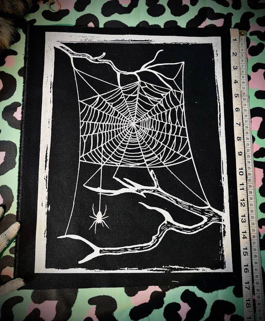 Large back patch. Three Raccoons