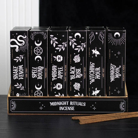 Midnight Rituals Incense Sticks in Display