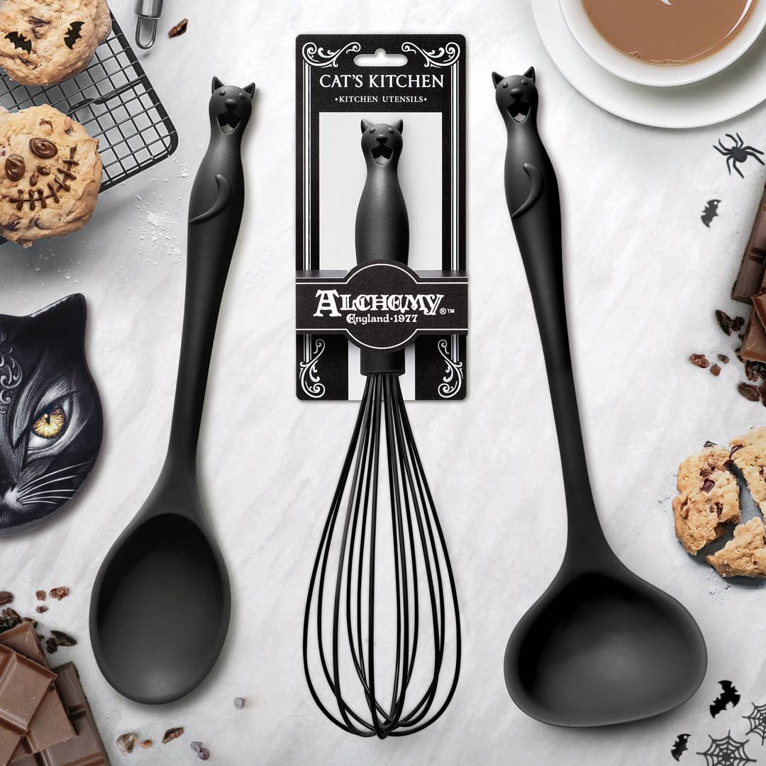 15571 Alchemy Gothic Cat's Kitchen Whisk