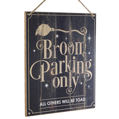14093 Broom Parking Only Hanging Sign C/16