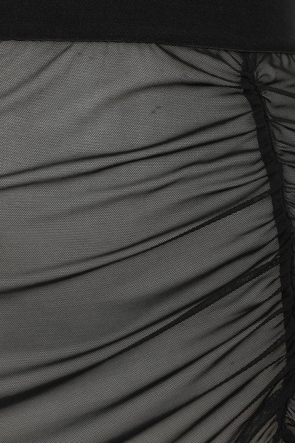 Necessary Evil Minerva Mesh Mini Skirt or Topper for Leggings