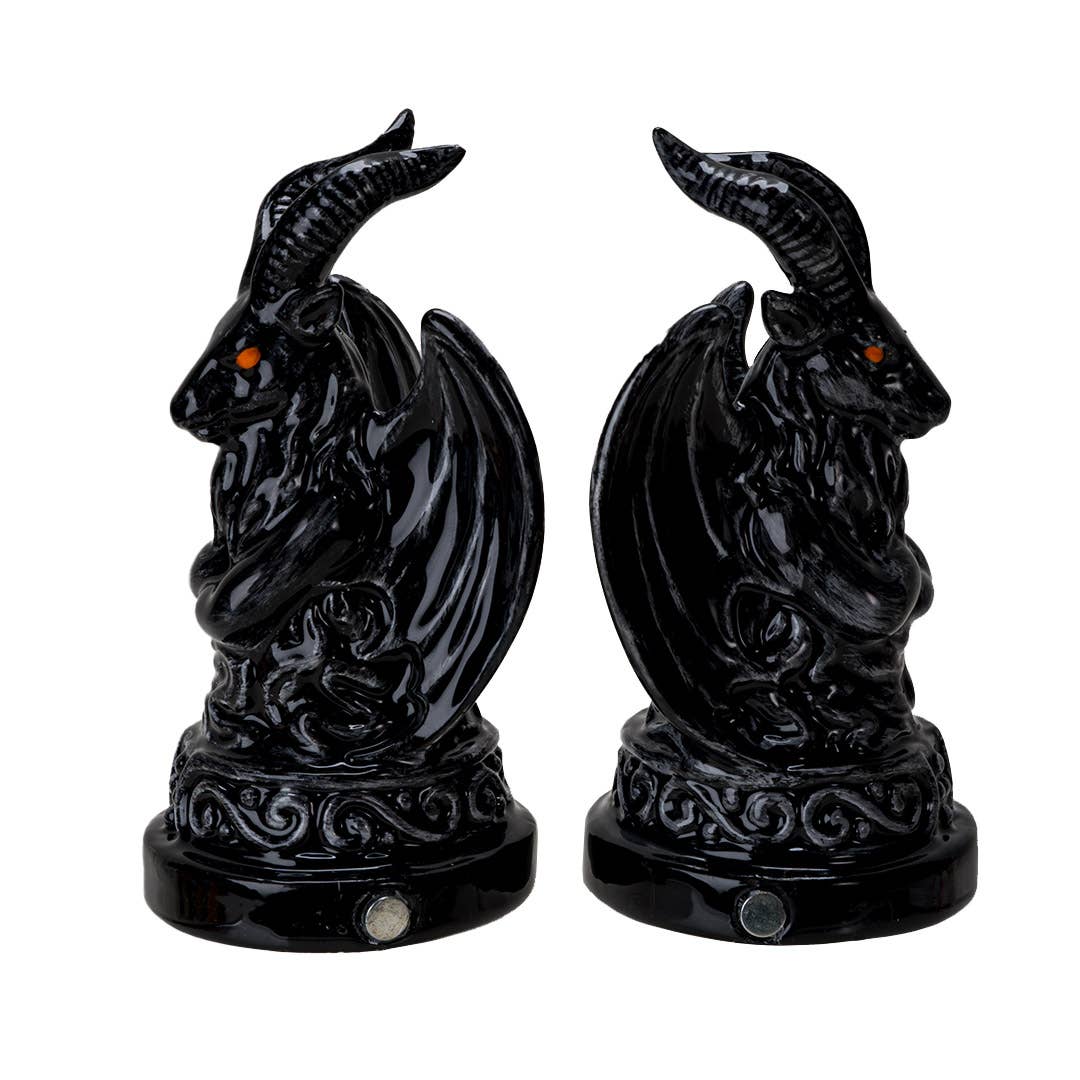 Baphomet Ceramic Salt and Pepper Shaker Set