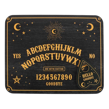 Black Gothic Ouija Talking Board with Planchette
