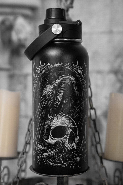 Death Raven 32 Oz Water Bottle