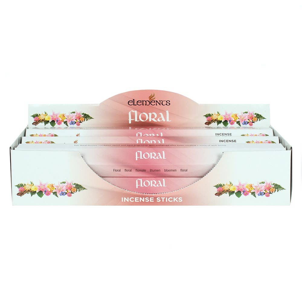 Floral Incense Sticks Box