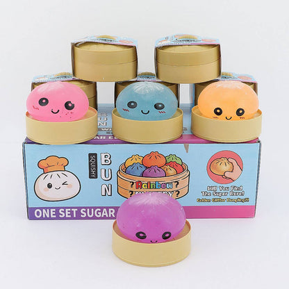 Cartoon Bun Squishy Fidget Toy