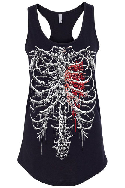 Bleeding Heart Skeleton T-shirt