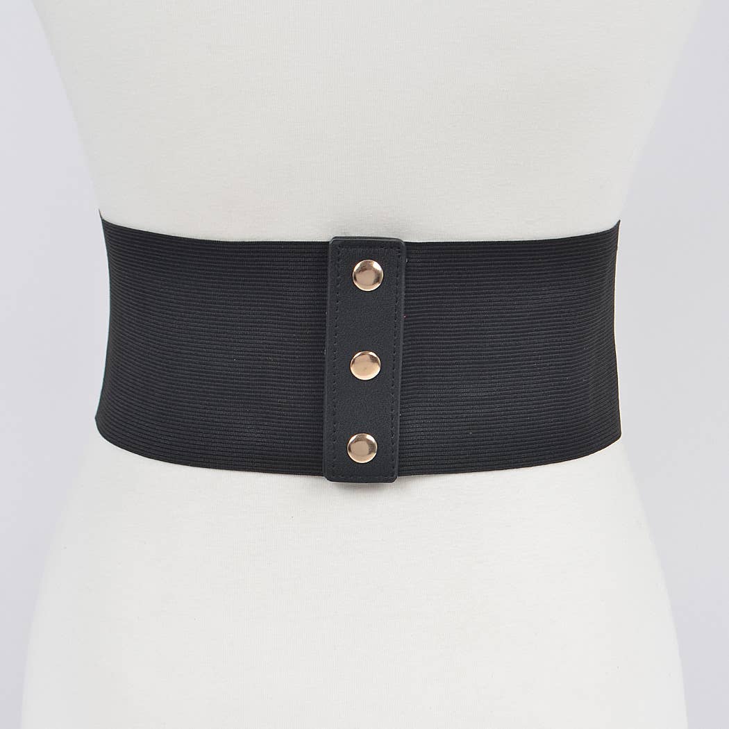 Corset Belt W/three Buckles