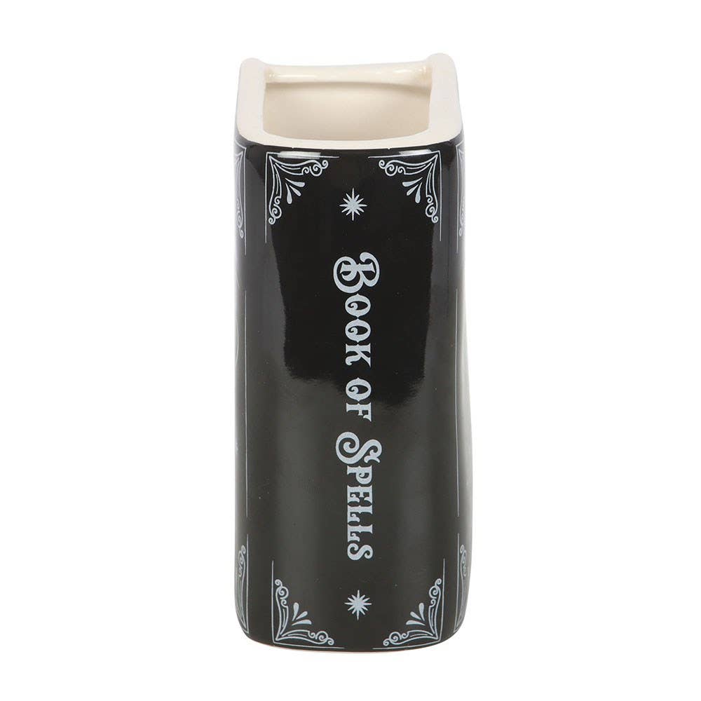 Book of Spells Book Shaped Ceramic Vase