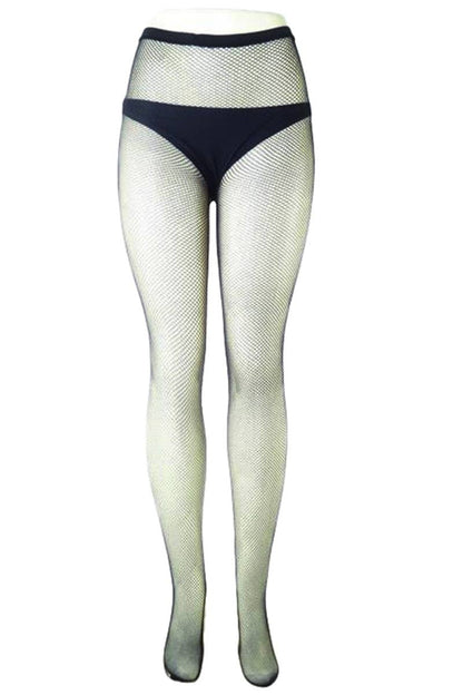 High Rise French Cut Fishnet Sheer Tight Pantyhose