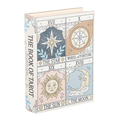 Vintage Tarot Book-Shaped Storage Box