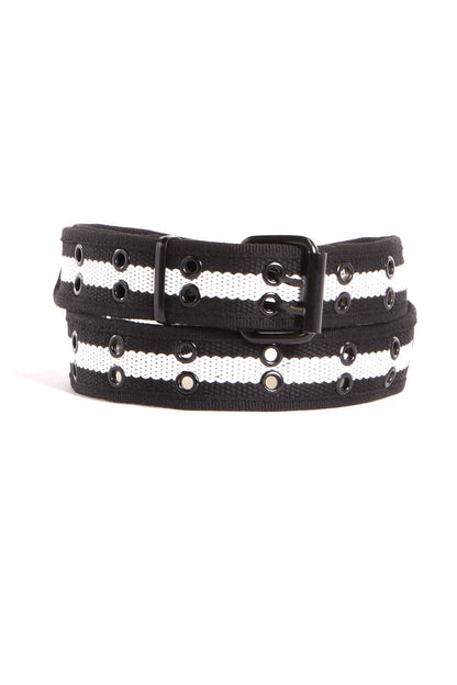 Casual Canvas Double Hole Belt