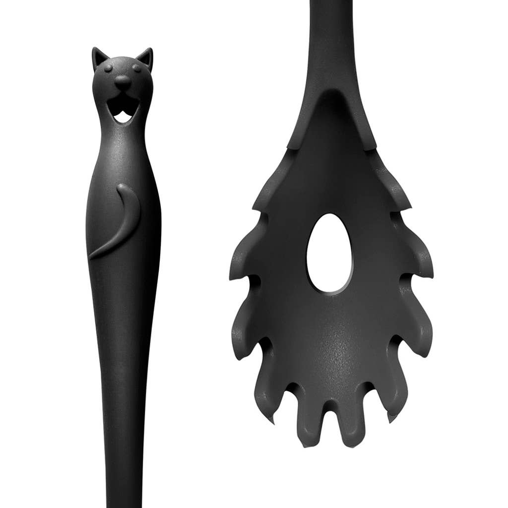15567 Alchemy Gothic Cat's Kitchen Pasta Spoon